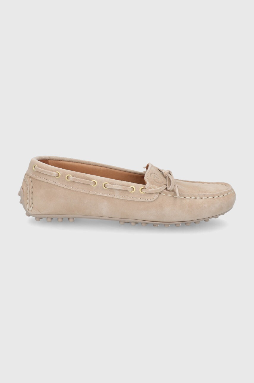 Trussardi Велурени мокасини - Pepit.bg