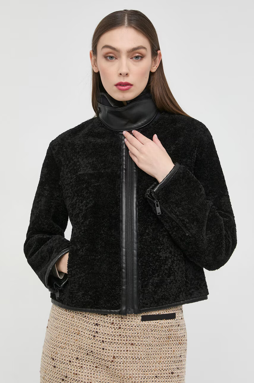 Trussardi Яке в черно с преходна изолация - Pepit.bg