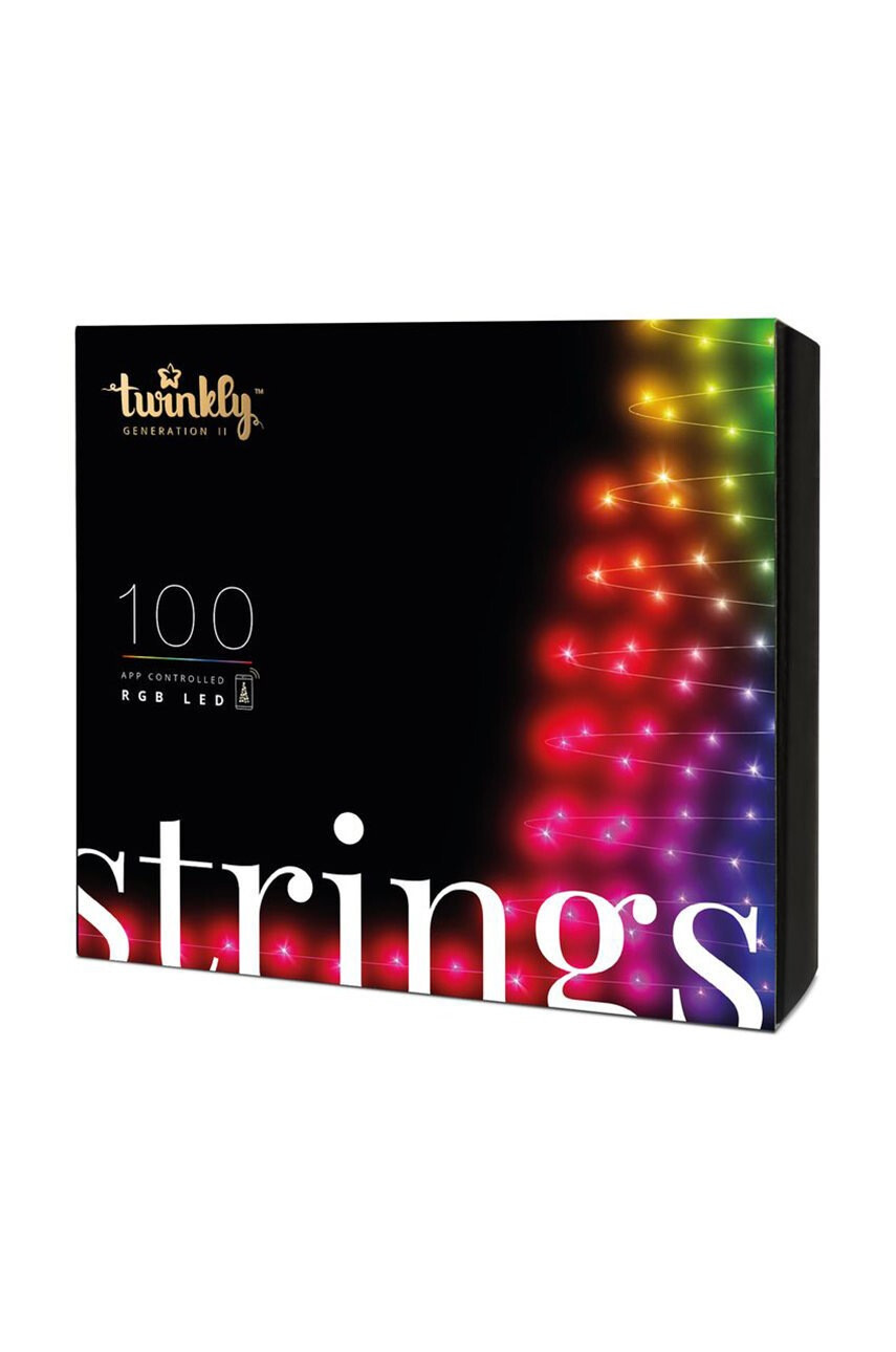 Twinkly Интелигентни лампички за коледна елха 100 LED RGB 8mb - Pepit.bg
