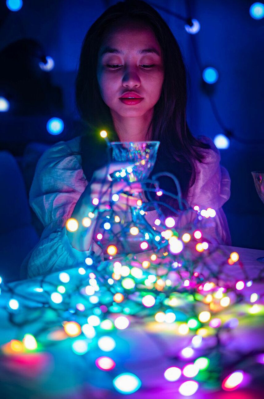 Twinkly Интелигентни лампички за коледна елха 250 LED RGB 20mb - Pepit.bg