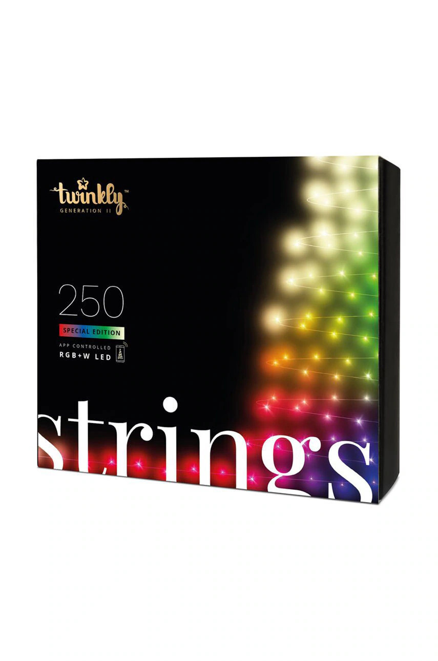 Twinkly Интелигентни лампички за коледна елха Strings 250 LED RGB + W 20mb - Pepit.bg