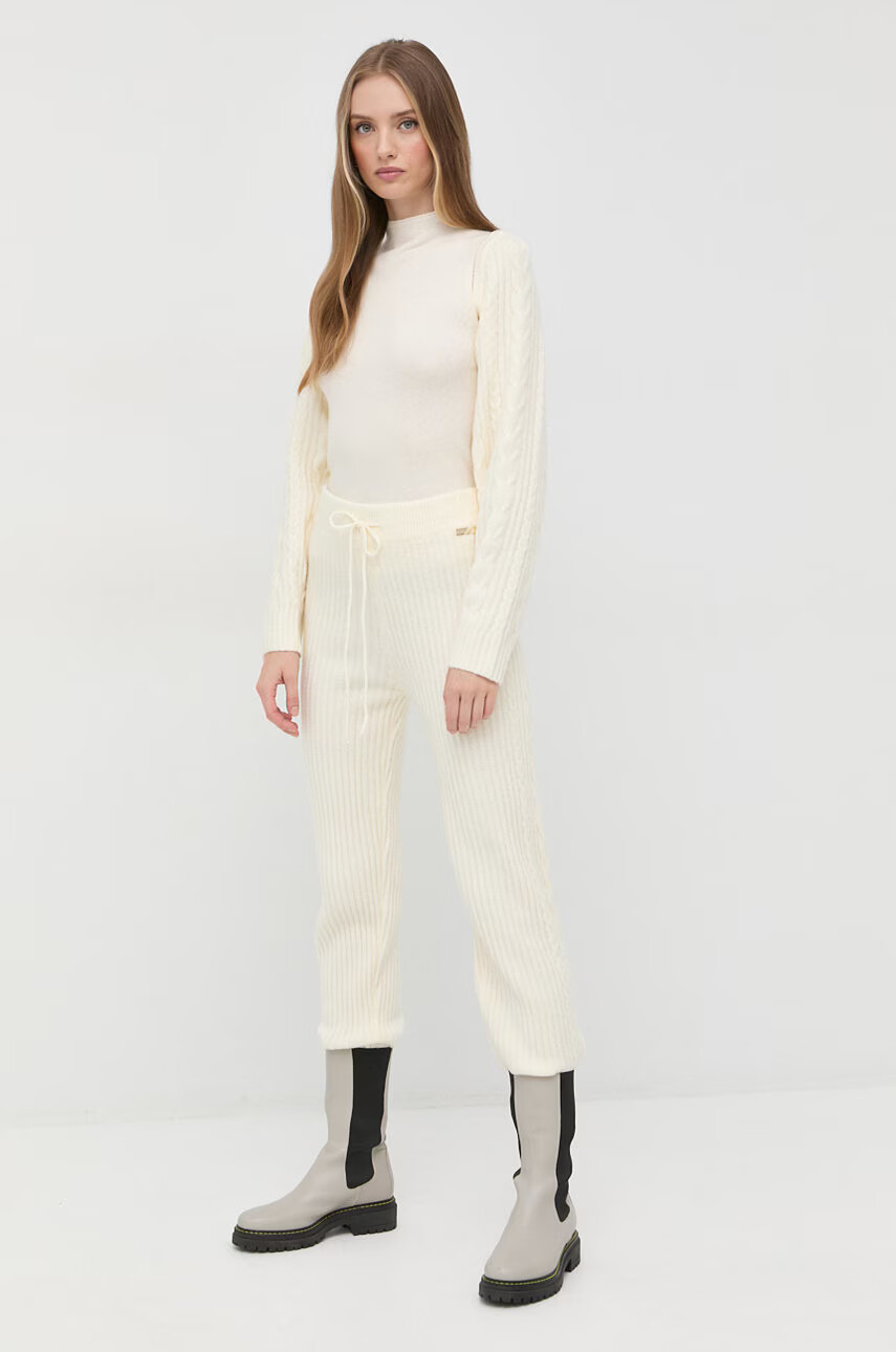 Twinset Елек дамски в бежово от лека материя - Pepit.bg