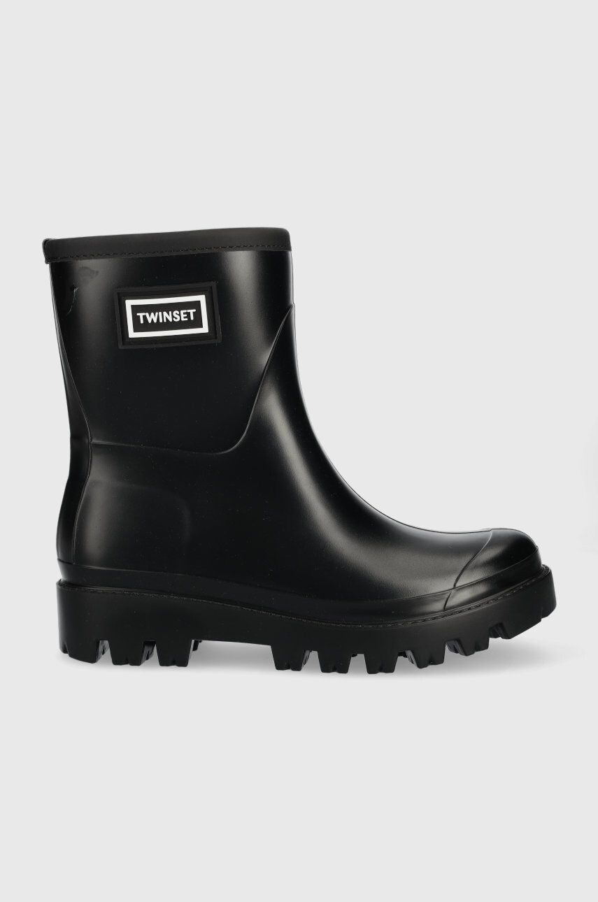 Twinset Гумени ботуши Rain Boot в черно - Pepit.bg