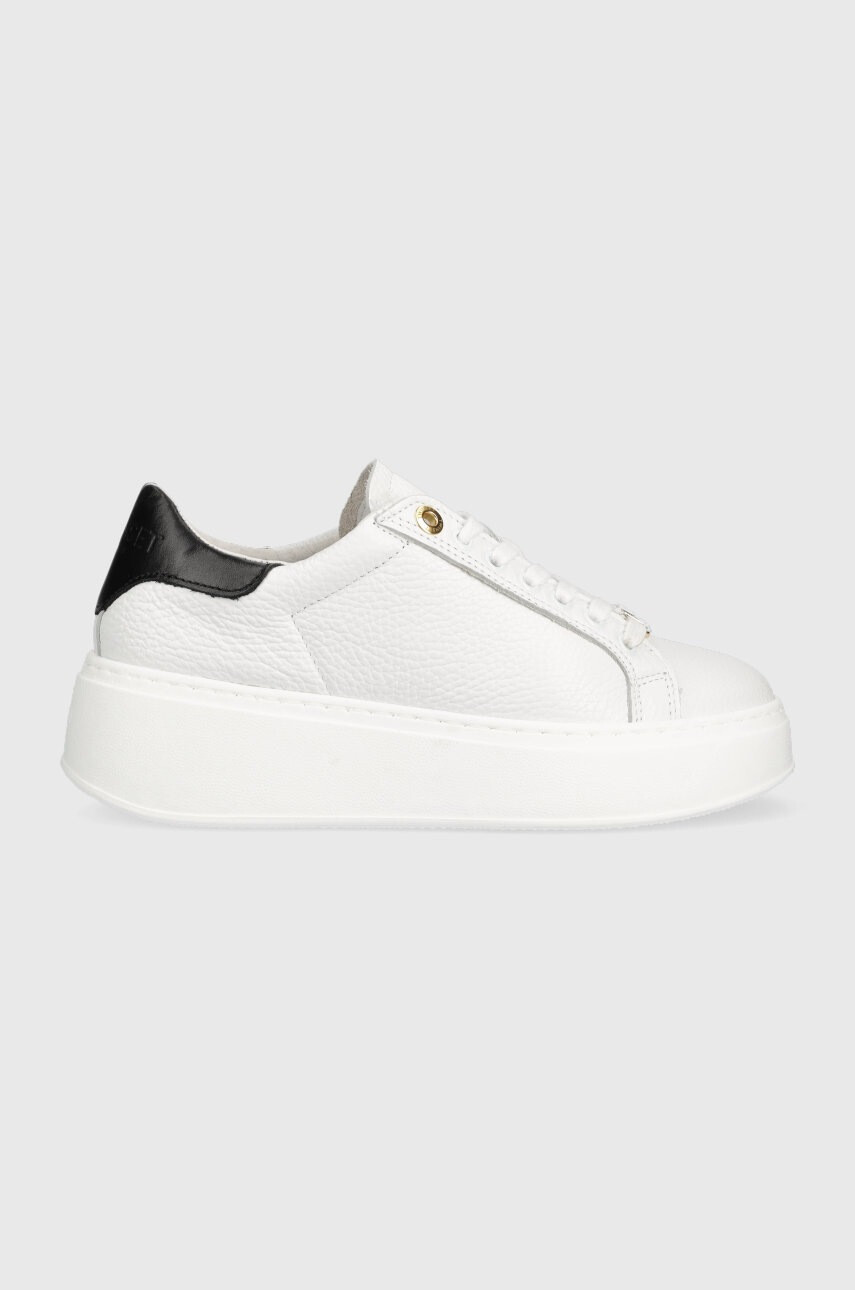 Twinset Кожени маратонки в бяло 231TCP110 - Pepit.bg