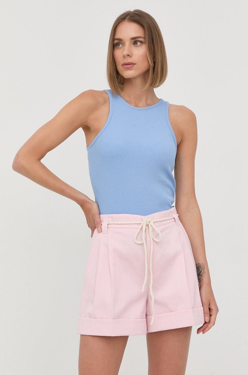 Twinset Къс панталон с лен - Pepit.bg
