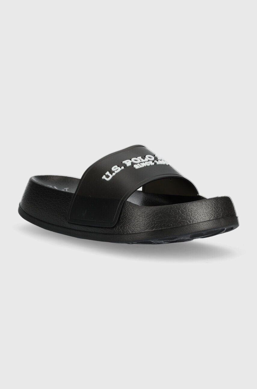 U.S. Polo Assn. Чехли AMAMI в черно с платформа AMAMI001D - Pepit.bg