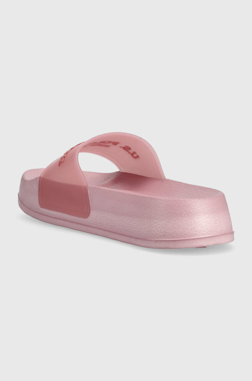 U.S. Polo Assn. Чехли AMAMI в розово с платформа AMAMI001D - Pepit.bg