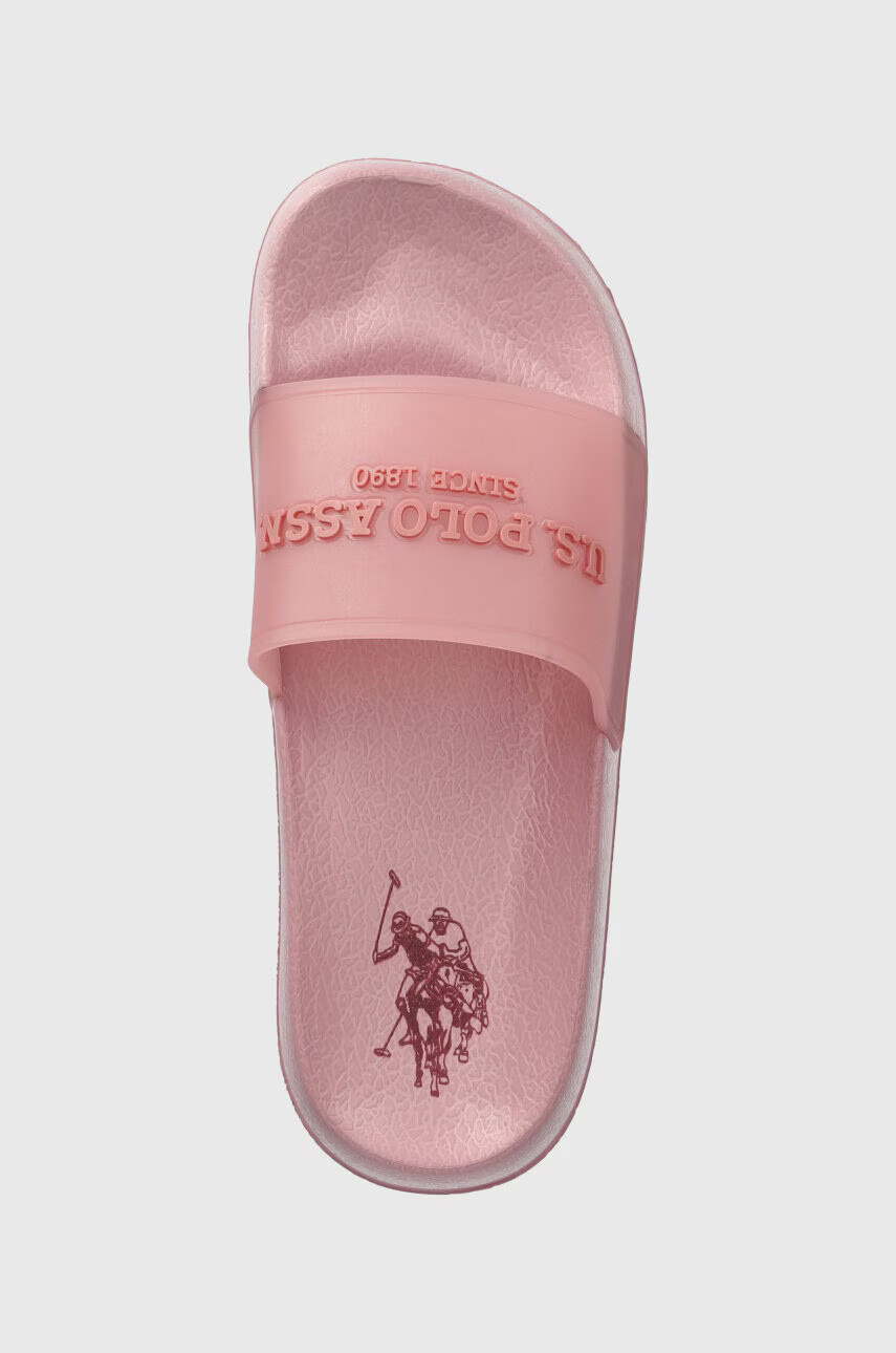 U.S. Polo Assn. Чехли AMAMI в розово с платформа AMAMI001D - Pepit.bg