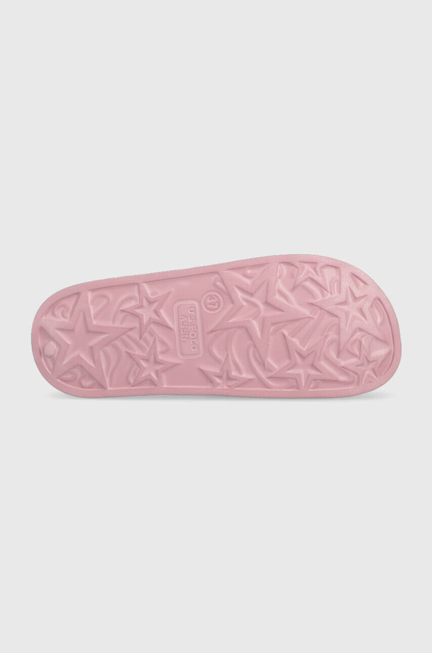 U.S. Polo Assn. Чехли AMAMI в розово с платформа AMAMI001D - Pepit.bg