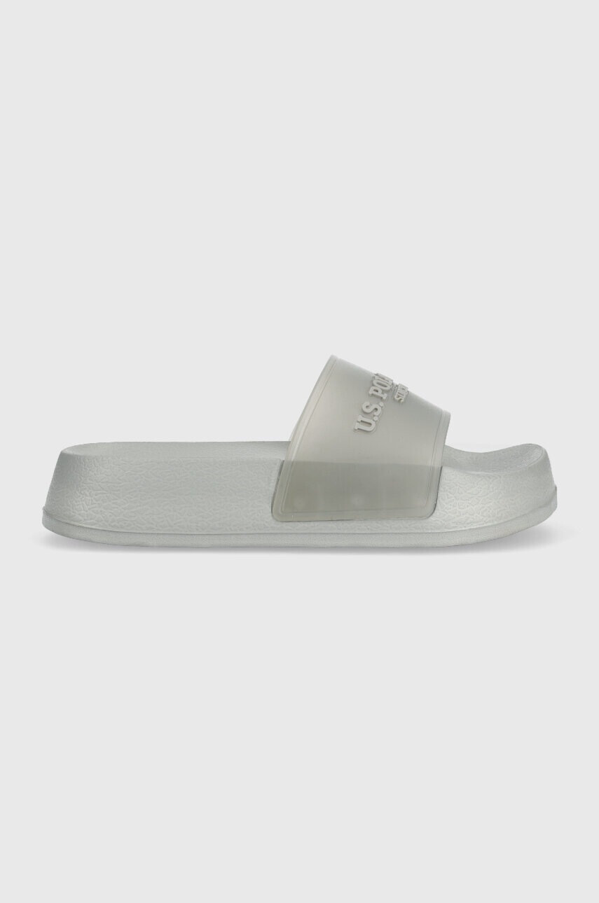 U.S. Polo Assn. Чехли AMAMI в сиво с платформа AMAMI001D - Pepit.bg