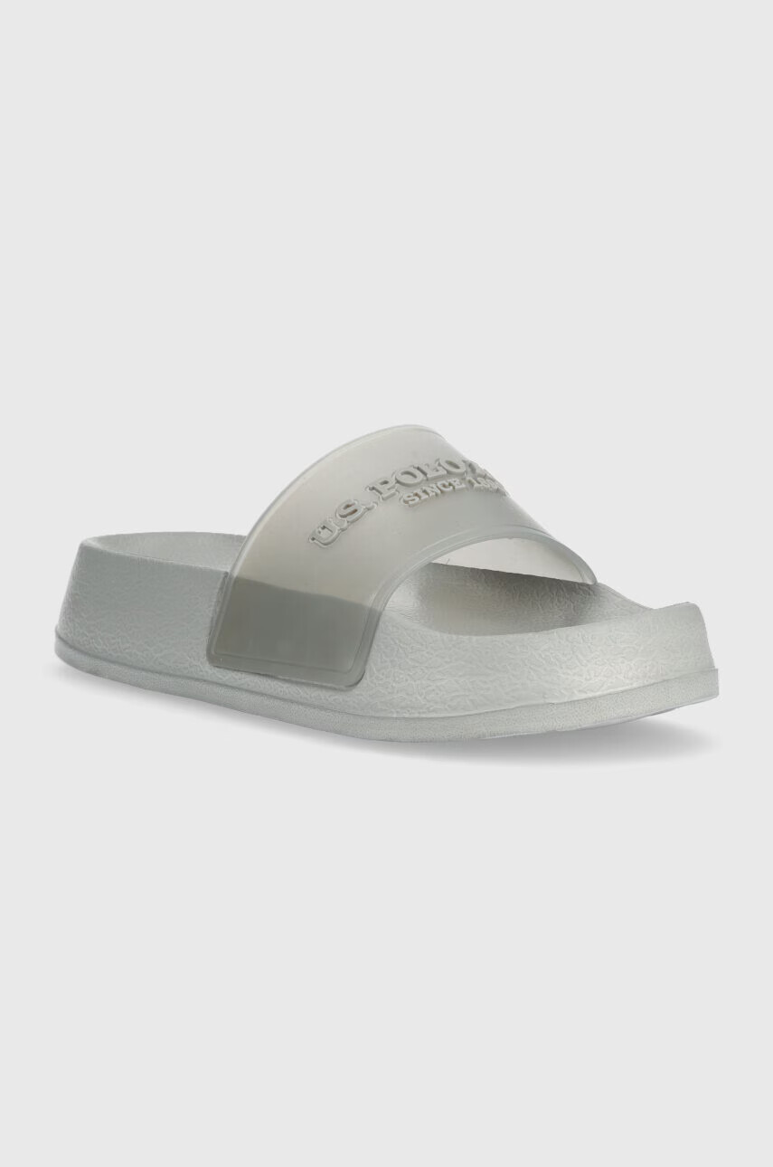 U.S. Polo Assn. Чехли AMAMI в сиво с платформа AMAMI001D - Pepit.bg