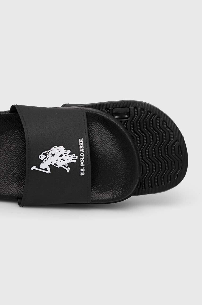 U.S. Polo Assn. Чехли GAVIO в черно GAVIO003M - Pepit.bg
