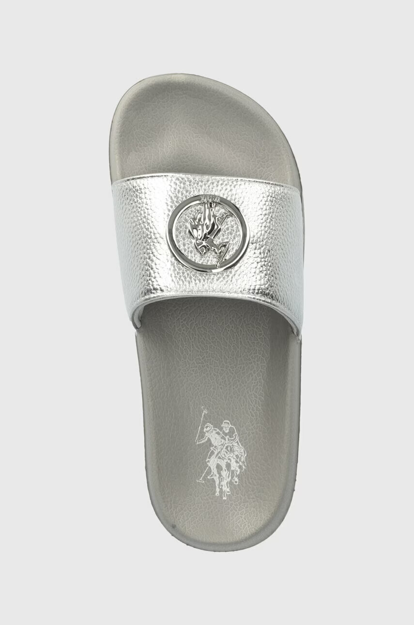 U.S. Polo Assn. Чехли IVY в сребристо IVY001D - Pepit.bg