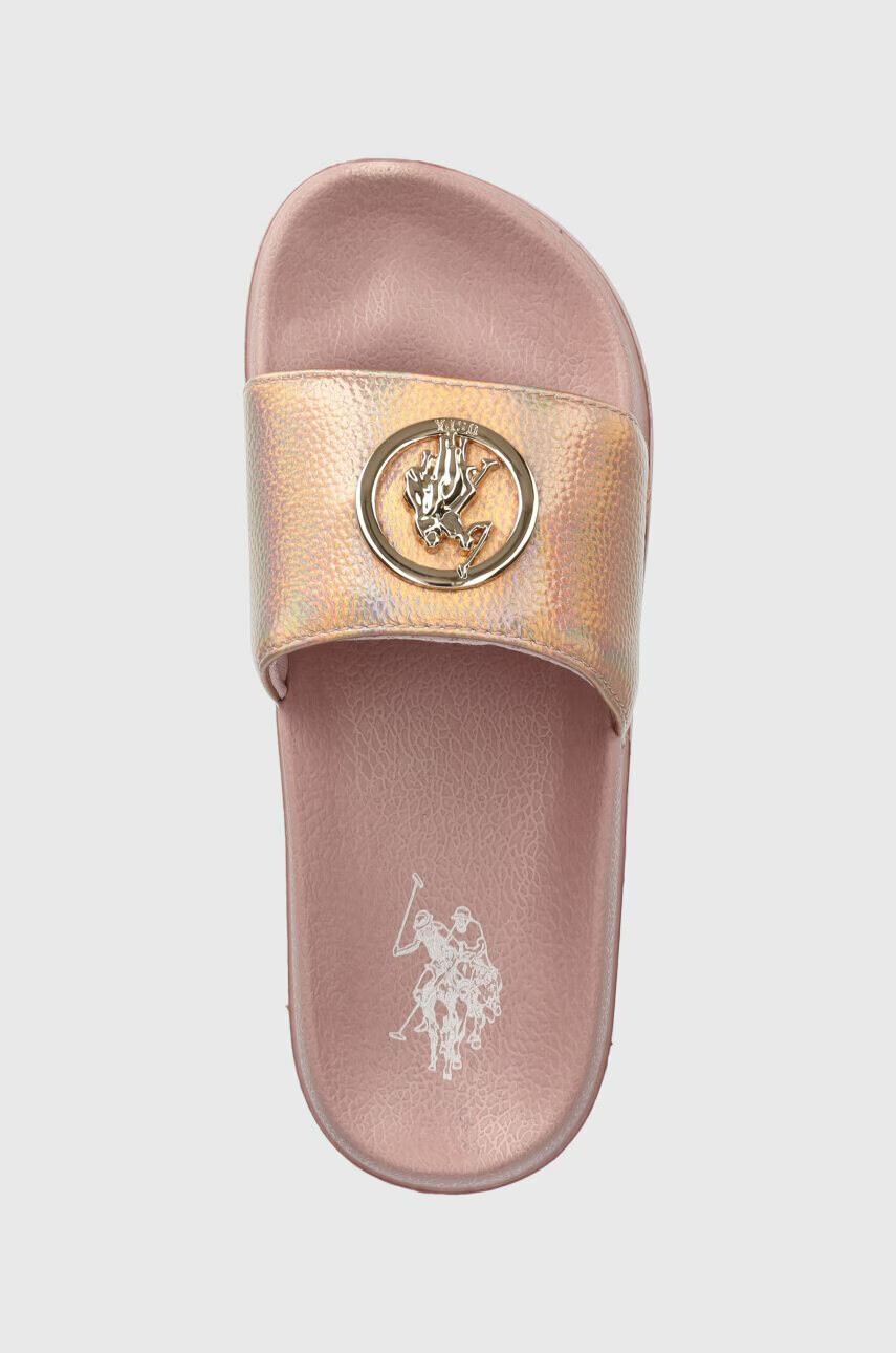 U.S. Polo Assn. Чехли IVY в розово IVY001D - Pepit.bg