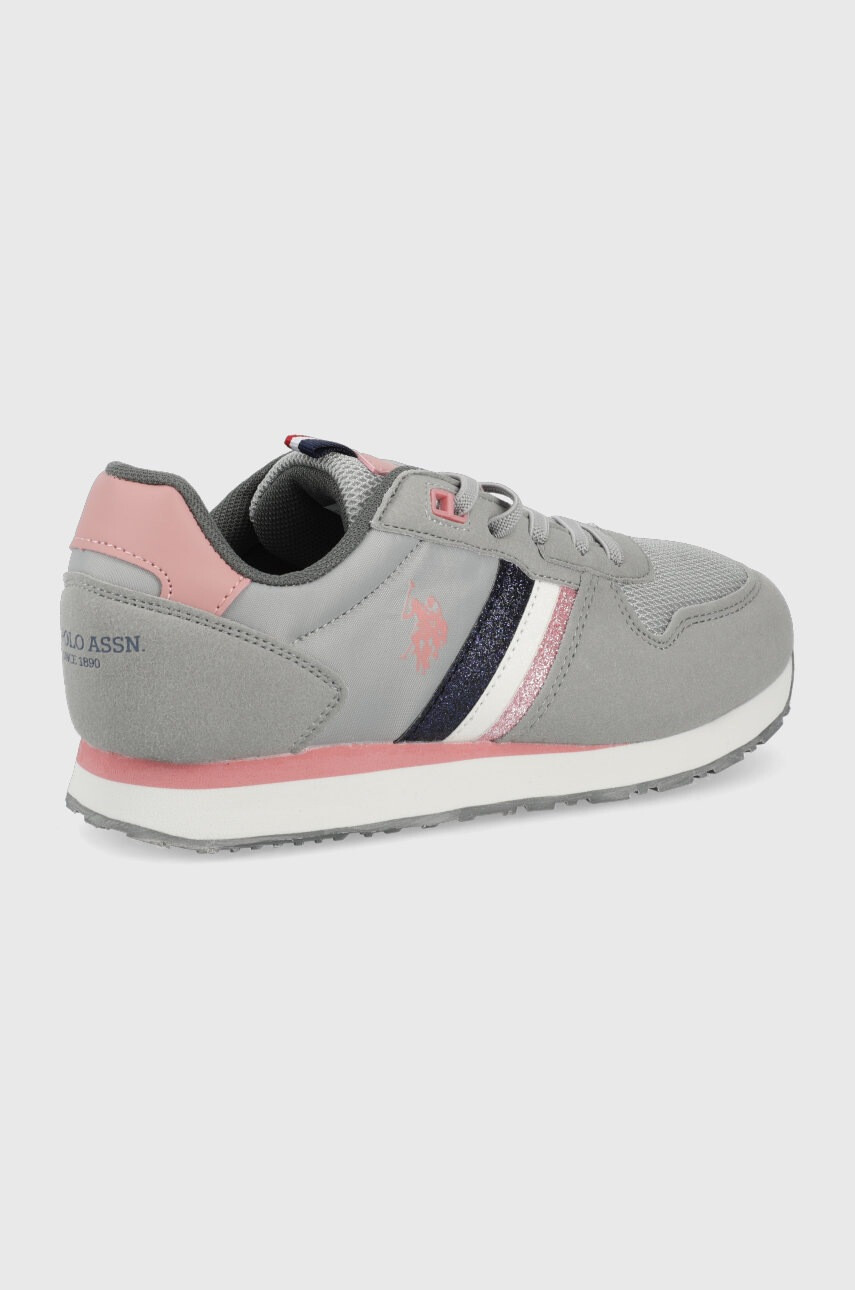 U.S. Polo Assn. Детски маратонки в сиво - Pepit.bg