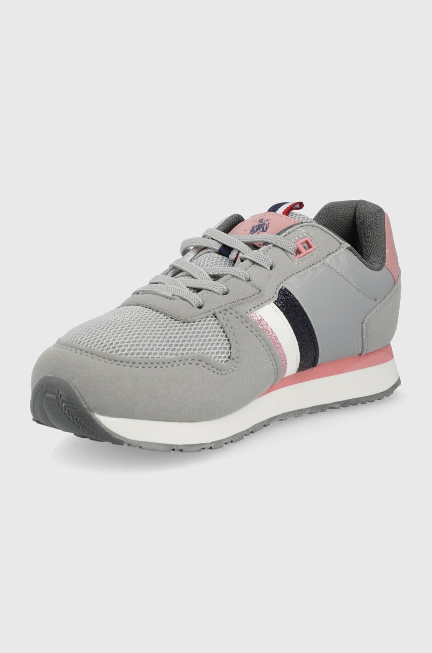 U.S. Polo Assn. Детски маратонки в сиво - Pepit.bg