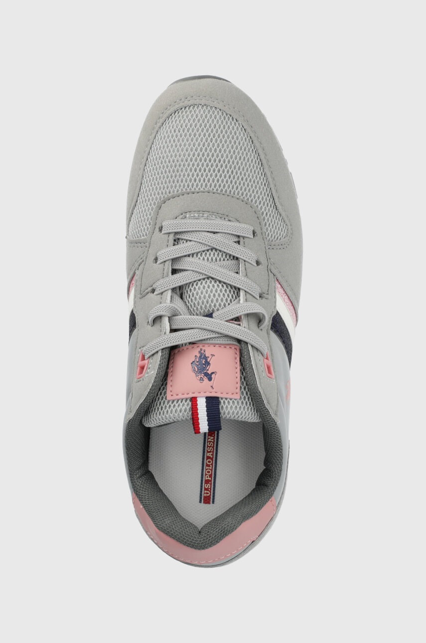 U.S. Polo Assn. Детски маратонки в сиво - Pepit.bg