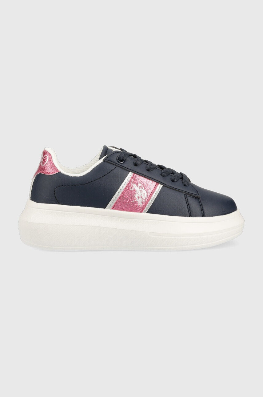 U.S. Polo Assn. Детски маратонки в тъмносиньо - Pepit.bg