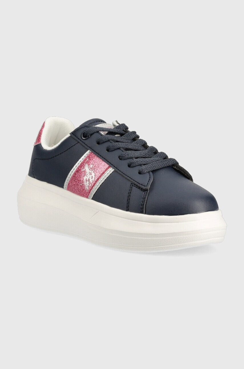 U.S. Polo Assn. Детски маратонки в тъмносиньо - Pepit.bg