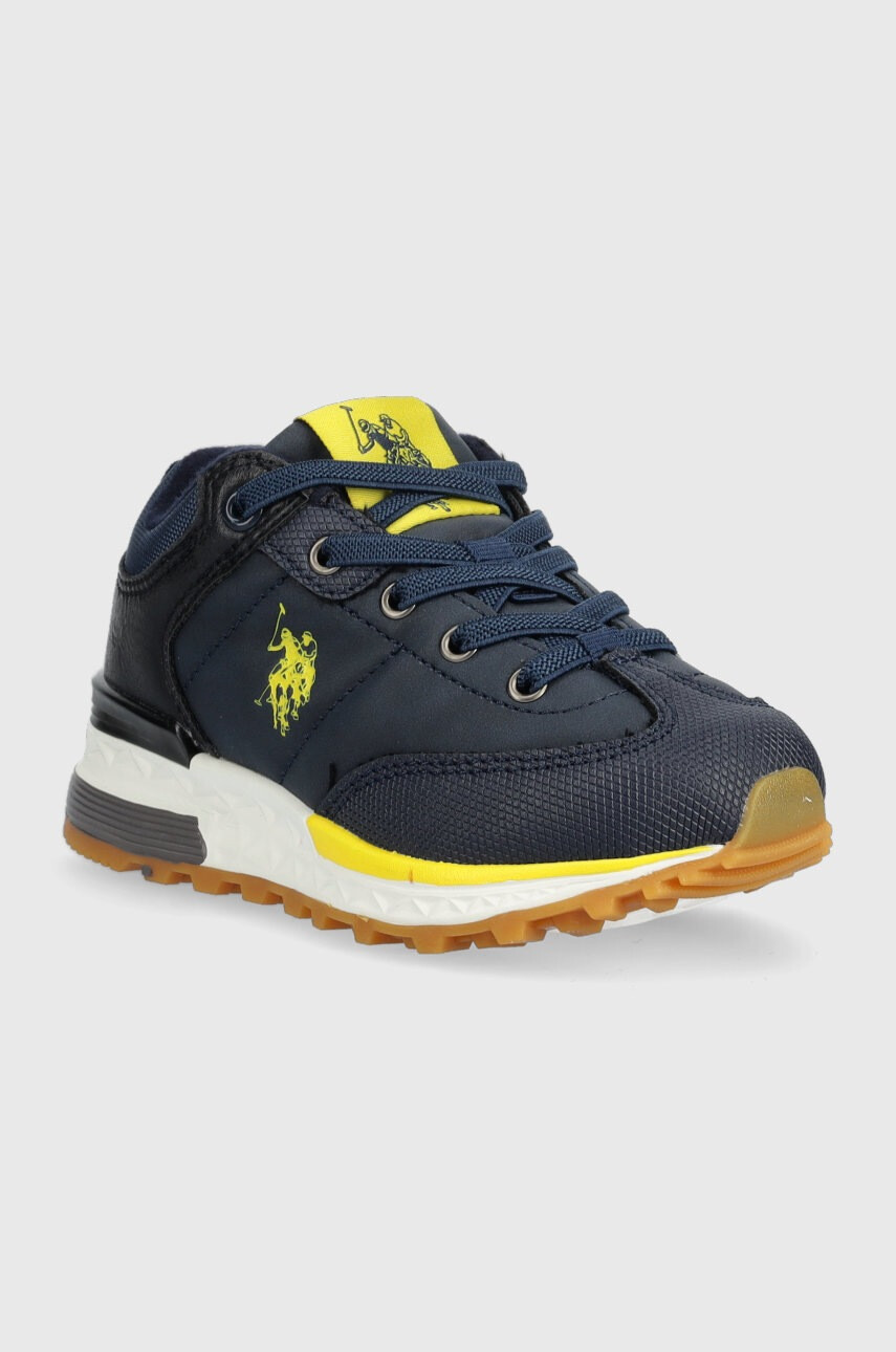 U.S. Polo Assn. Детски маратонки в тъмносиньо - Pepit.bg