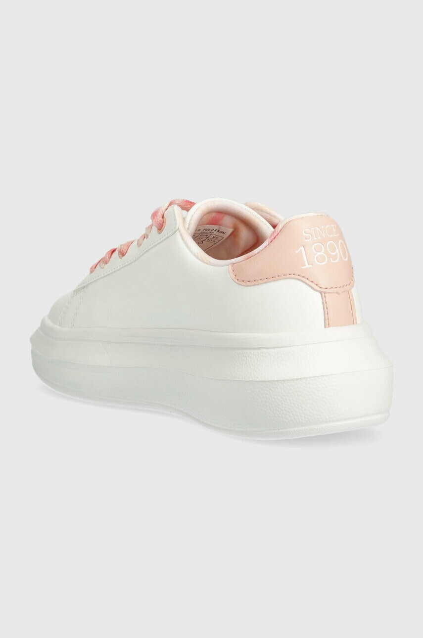 U.S. Polo Assn. Детски маратонки в бяло - Pepit.bg