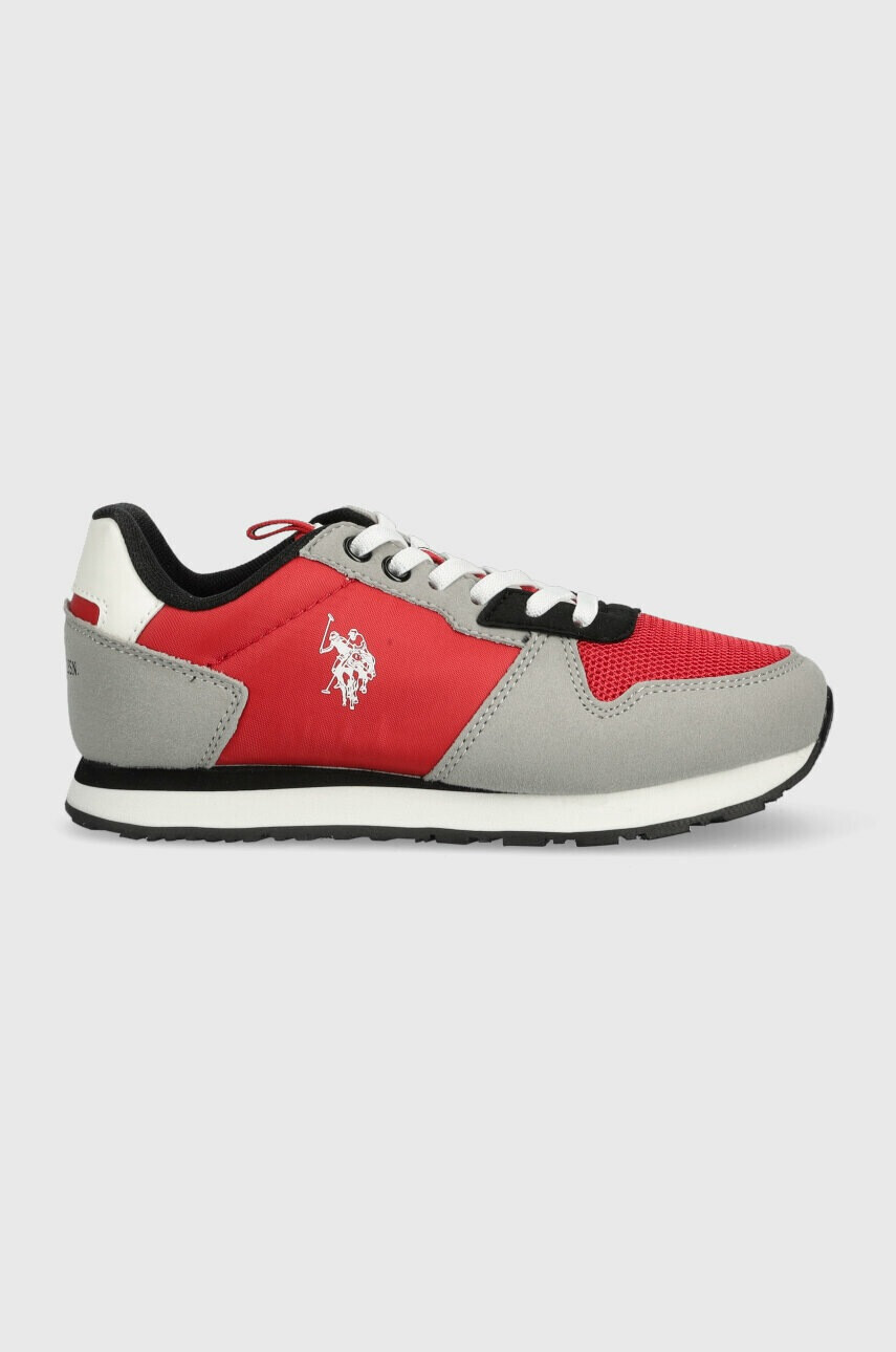 U.S. Polo Assn. Детски маратонки в червено - Pepit.bg
