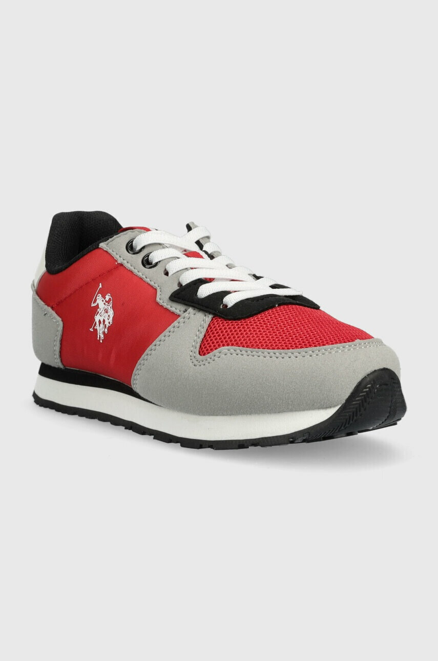 U.S. Polo Assn. Детски маратонки в червено - Pepit.bg