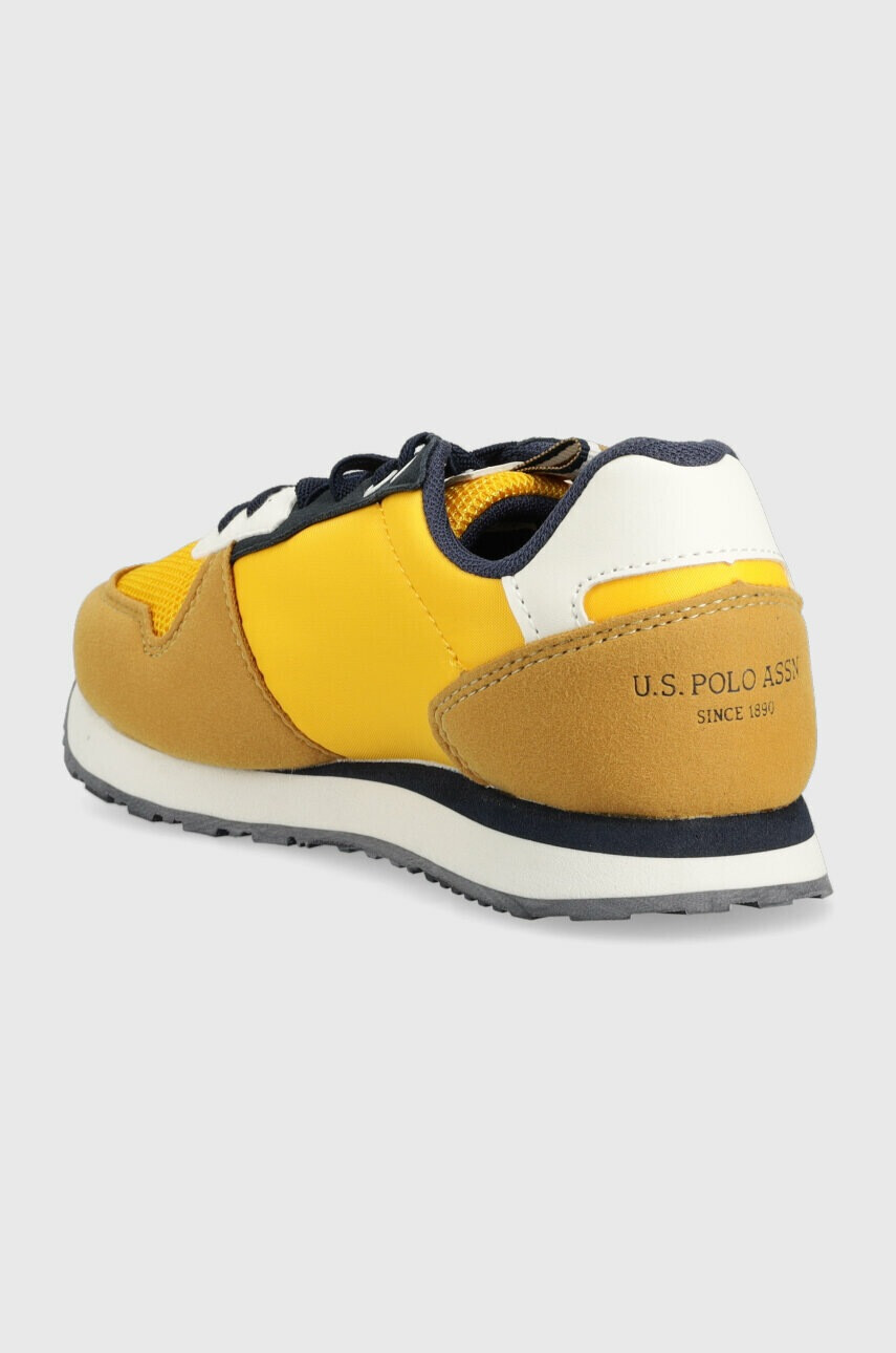 U.S. Polo Assn. Детски маратонки в жълто - Pepit.bg