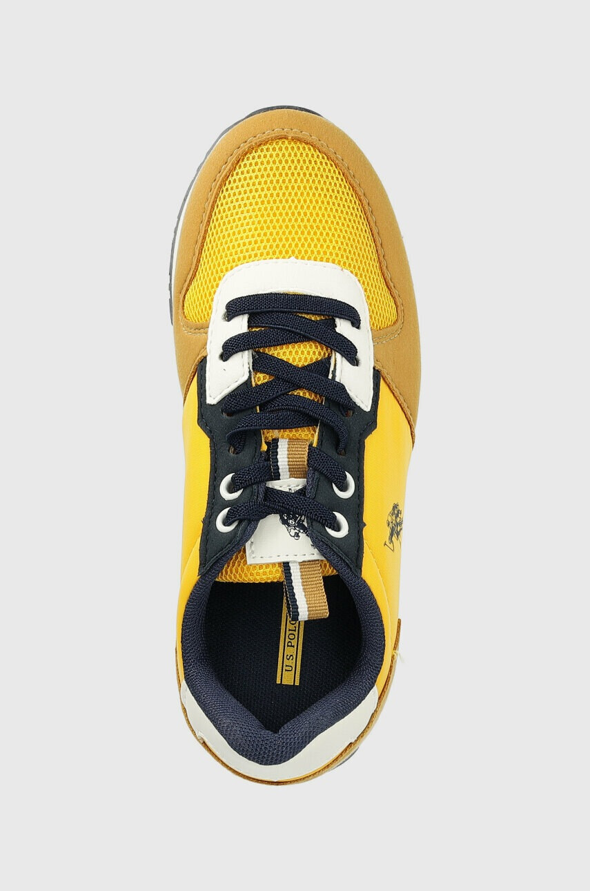 U.S. Polo Assn. Детски маратонки в жълто - Pepit.bg