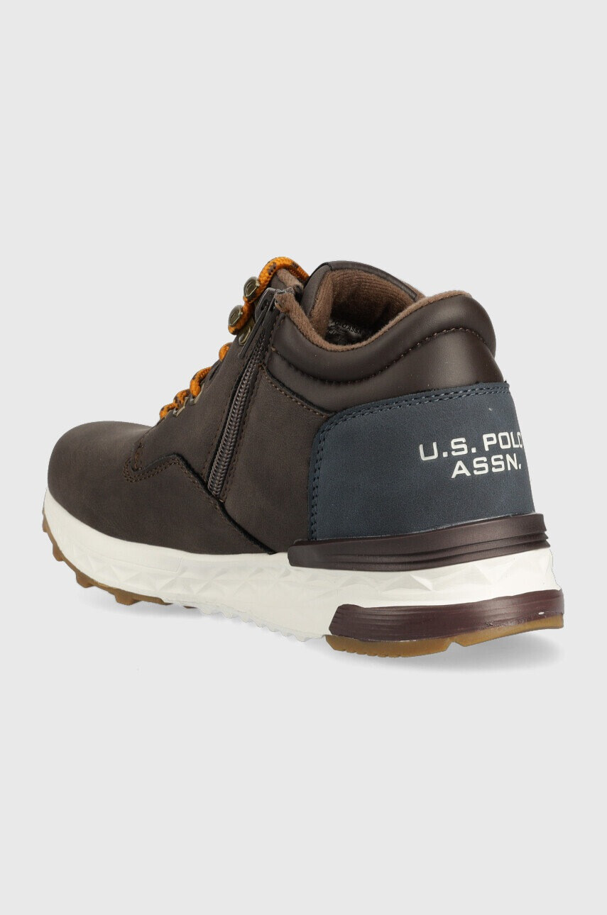 U.S. Polo Assn. Детски зимни обувки в кафяво - Pepit.bg
