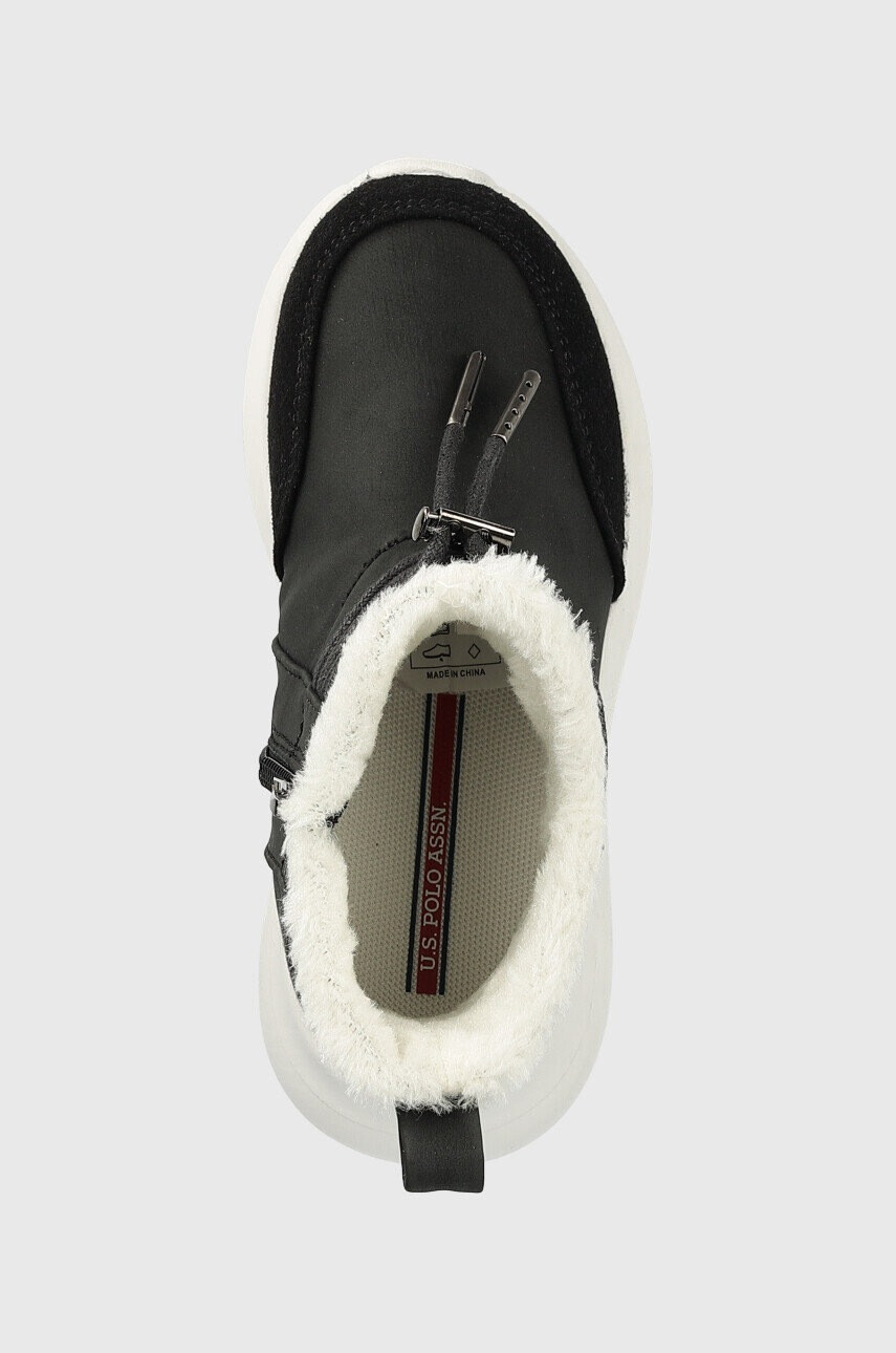 U.S. Polo Assn. Детски зимни обувки в черно - Pepit.bg