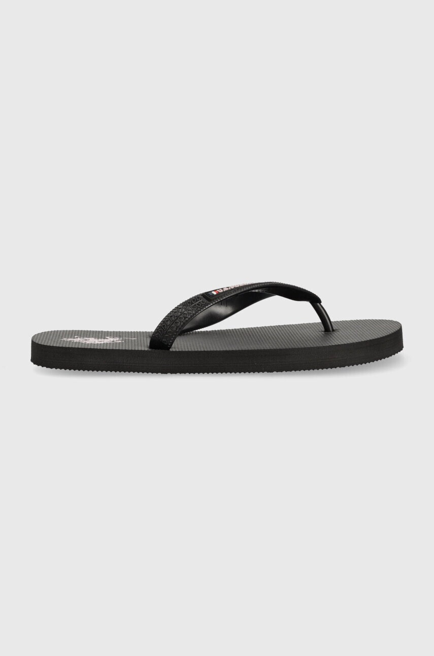 U.S. Polo Assn. Джапанки VAIAN в черно - Pepit.bg