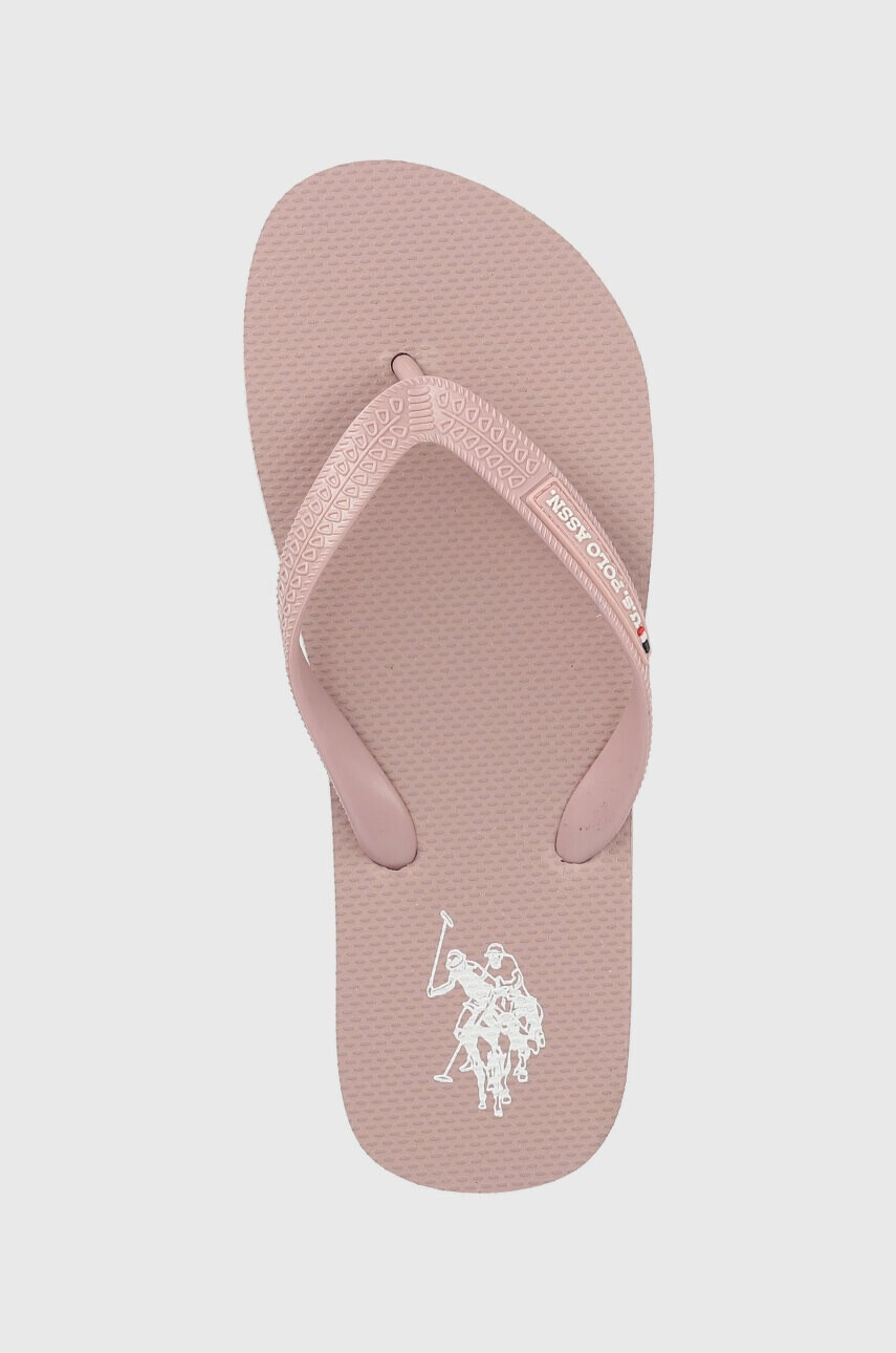 U.S. Polo Assn. Джапанки VAIAN в розово - Pepit.bg