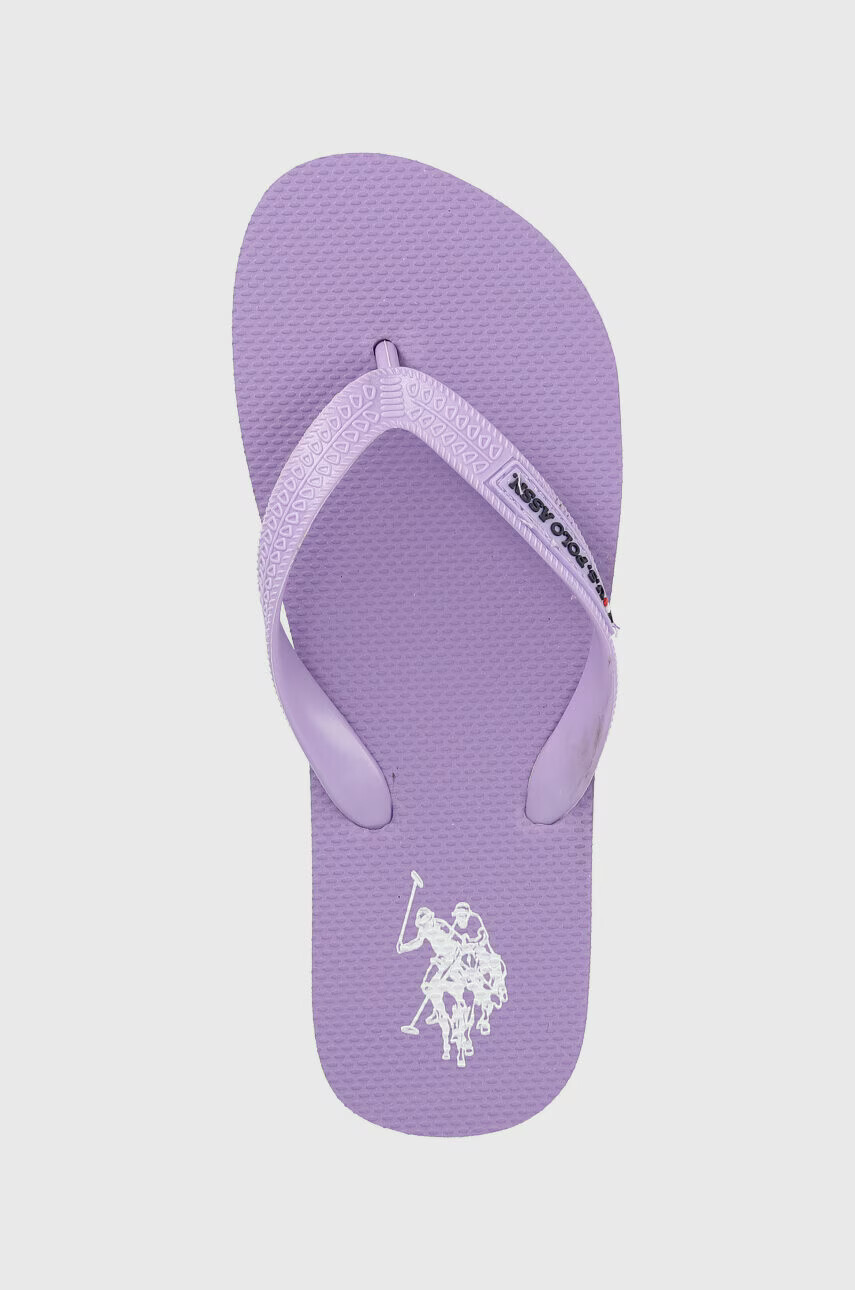 U.S. Polo Assn. Джапанки VAIAN в лилаво - Pepit.bg