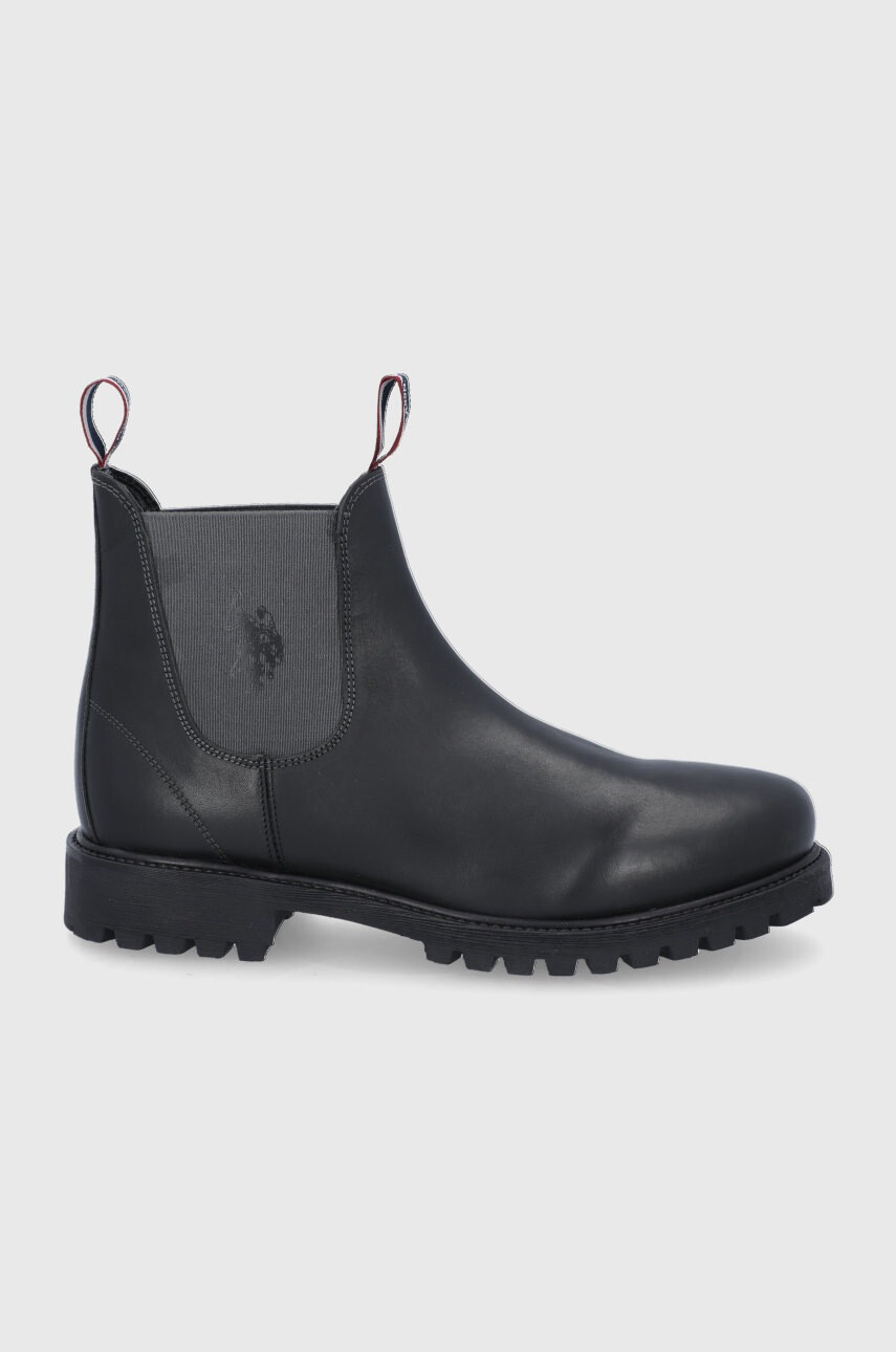 U.S. Polo Assn. Кожени боти челси - Pepit.bg