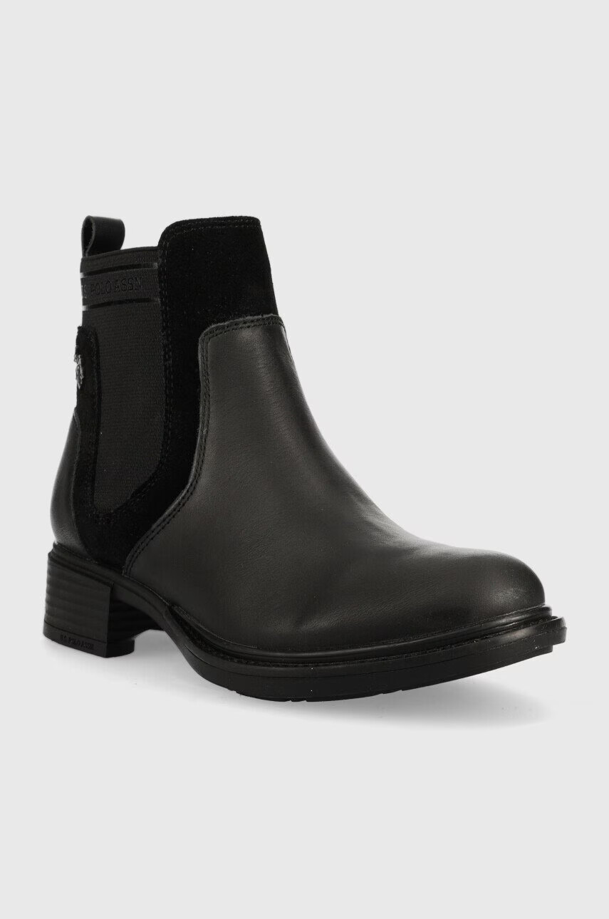 U.S. Polo Assn. Кожени боти челси - Pepit.bg