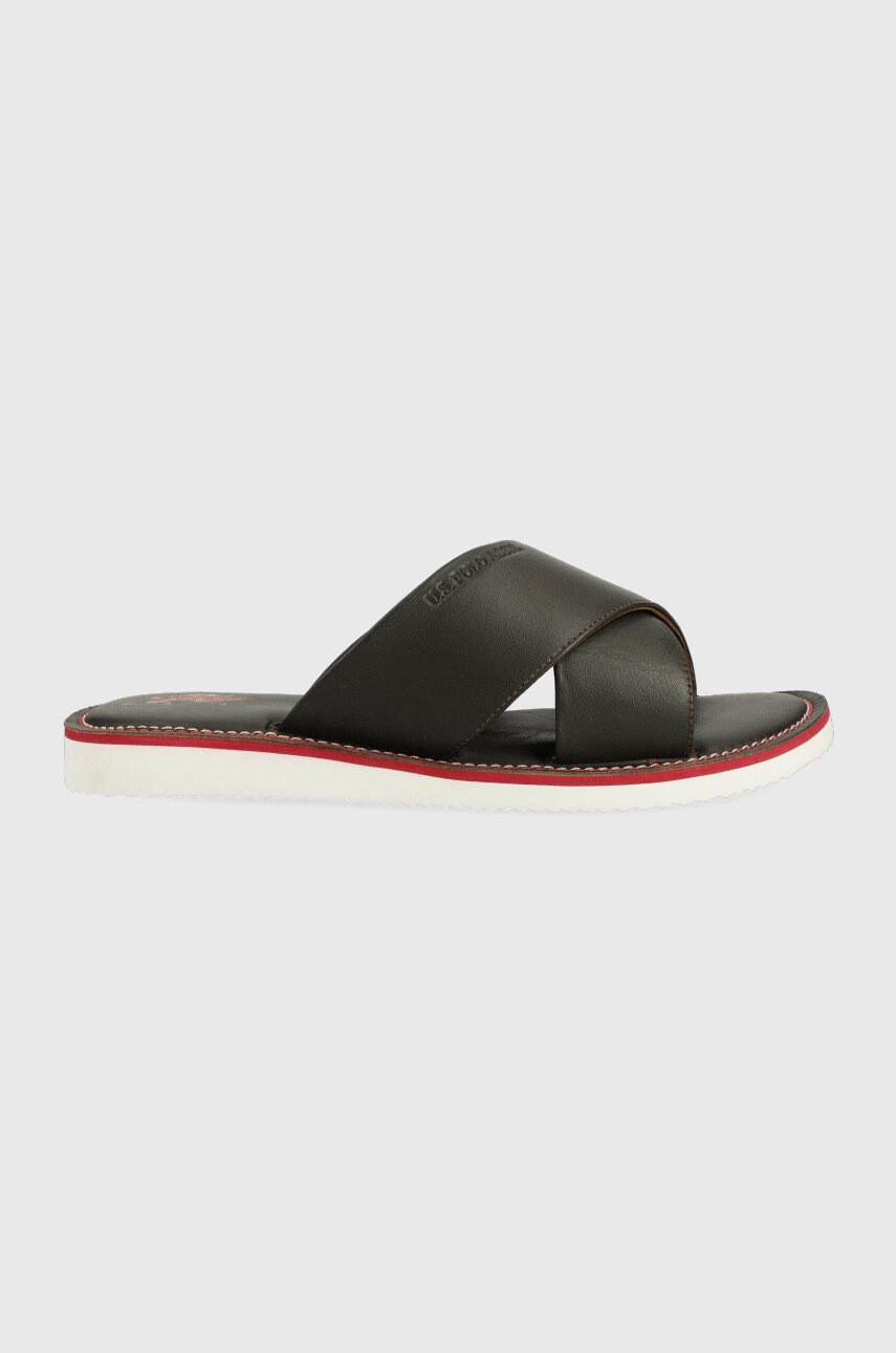 U.S. Polo Assn. Кожени чехли - Pepit.bg
