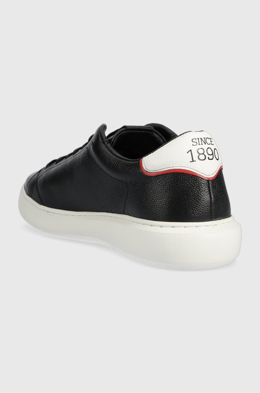 U.S. Polo Assn. Кожени маратонки Cryme в черно - Pepit.bg