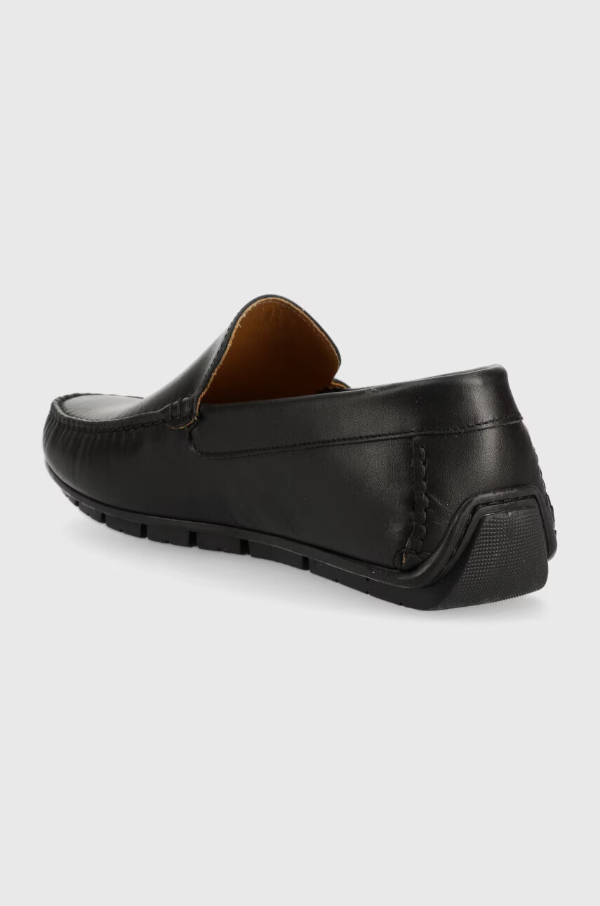 U.S. Polo Assn. Кожени мокасини RIVER в черно RIVER002M - Pepit.bg