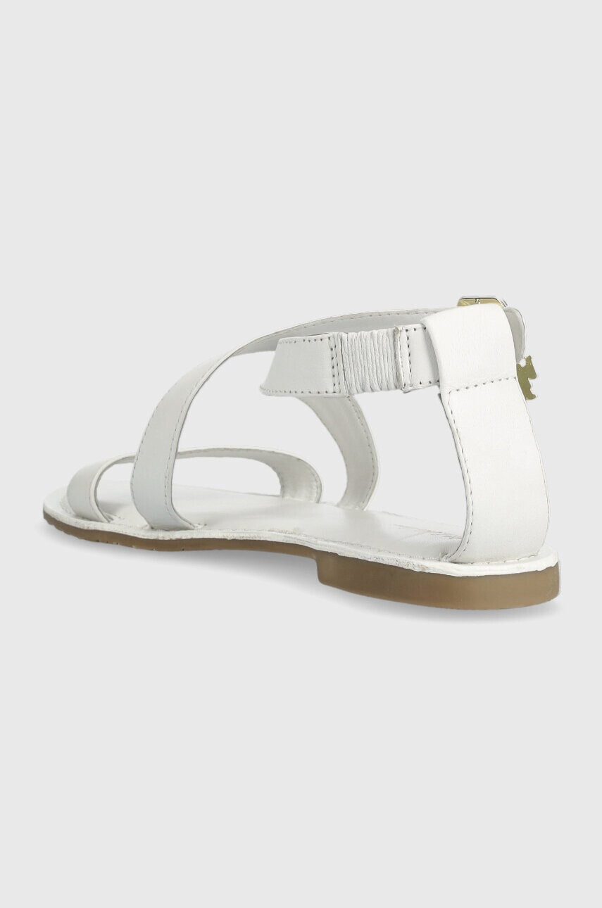 U.S. Polo Assn. Кожени сандали LINDA в бяло LINDA001D - Pepit.bg