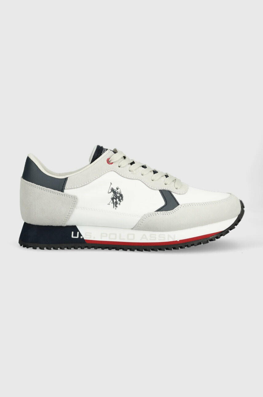 U.S. Polo Assn. Маратонки CLEEF в бяло - Pepit.bg