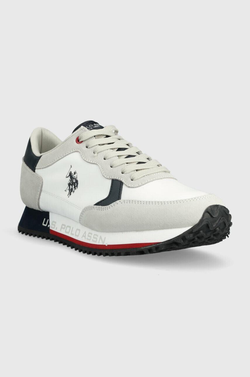 U.S. Polo Assn. Маратонки CLEEF в бяло - Pepit.bg