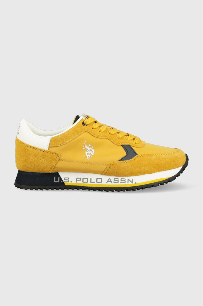 U.S. Polo Assn. Маратонки CLEEF в жълто - Pepit.bg