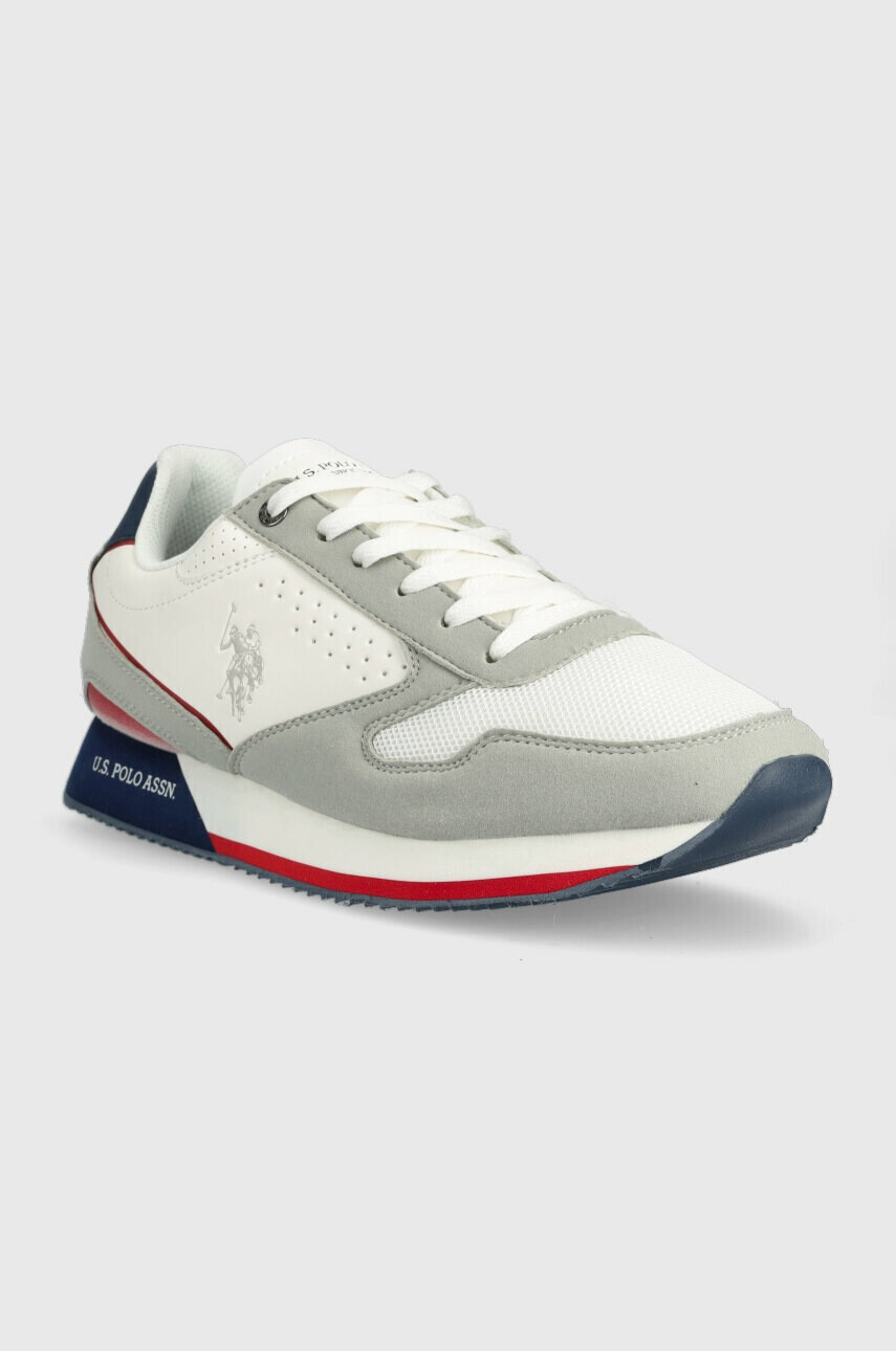 U.S. Polo Assn. Маратонки NOBIL в бяло - Pepit.bg