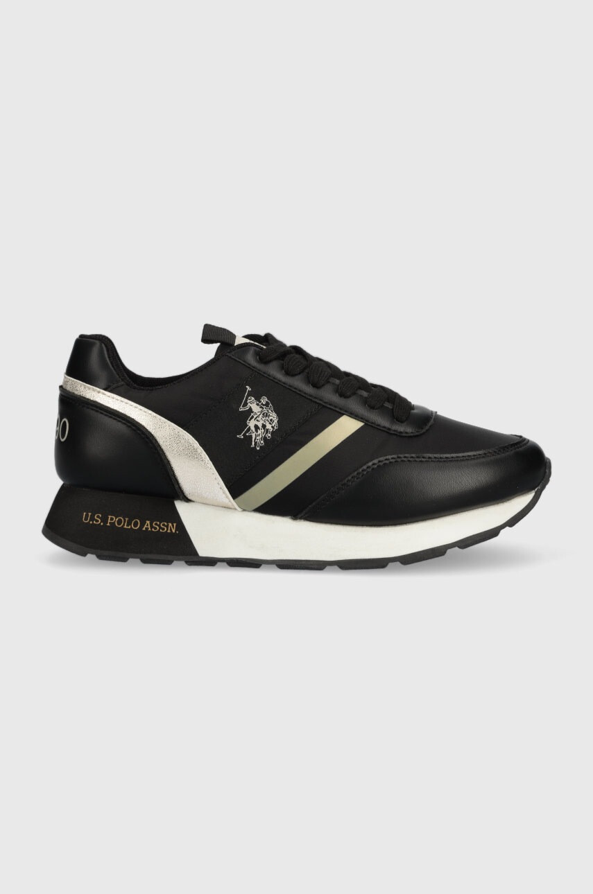 U.S. Polo Assn. Маратонки Nobiw в черно - Pepit.bg
