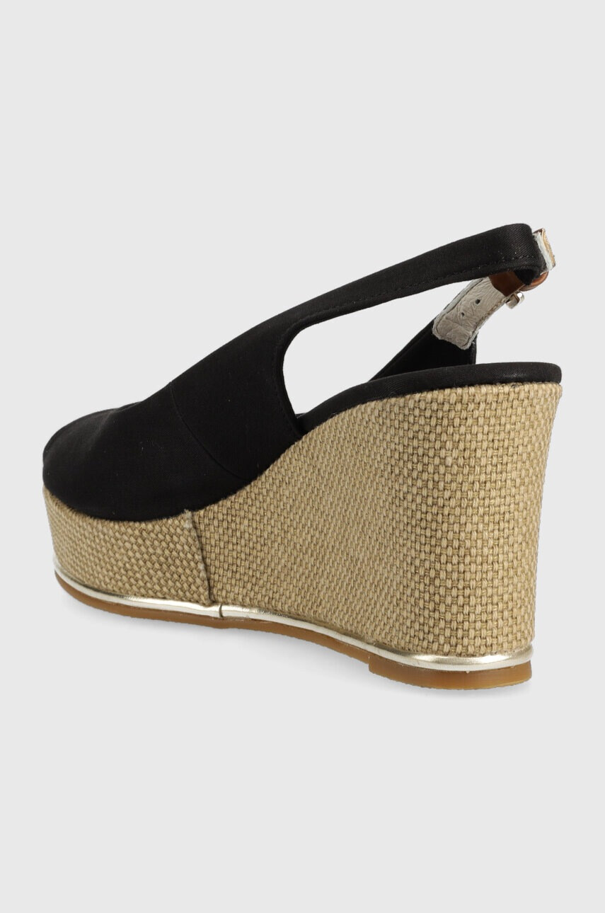 U.S. Polo Assn. Сандали Alyssa в черно със скосена платформа ALYSSA016D - Pepit.bg