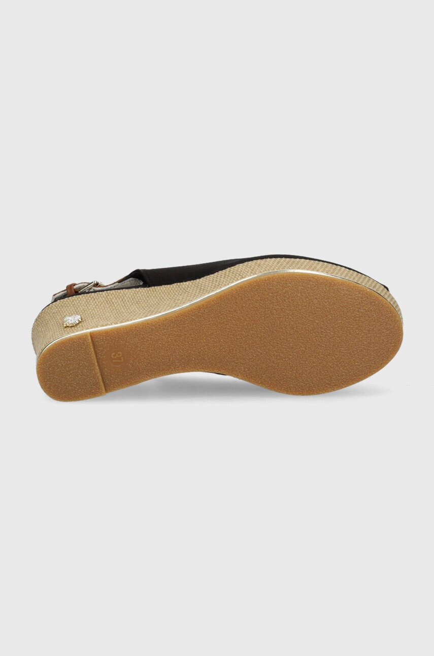 U.S. Polo Assn. Сандали Alyssa в черно със скосена платформа ALYSSA016D - Pepit.bg