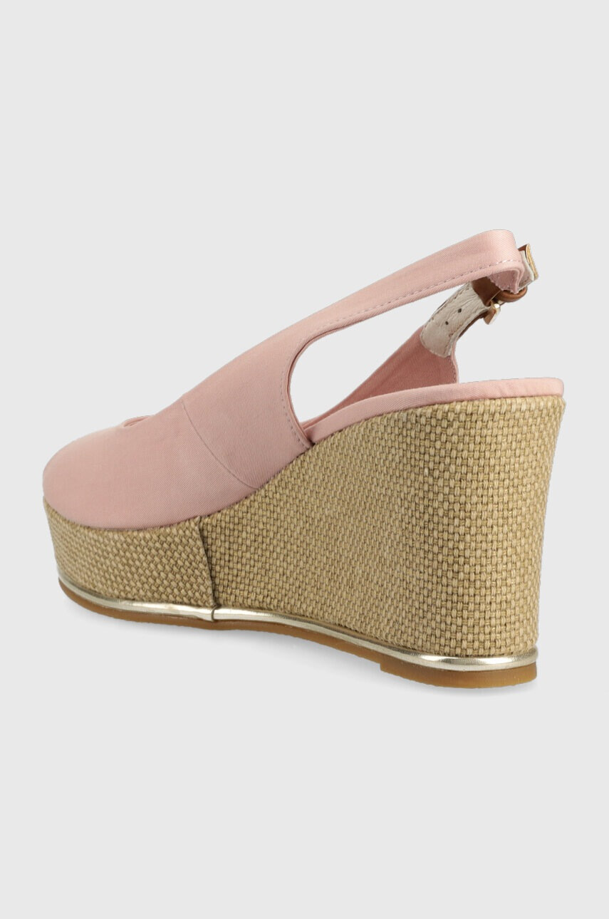 U.S. Polo Assn. Сандали Alyssa в розово със скосена платформа ALYSSA016D - Pepit.bg