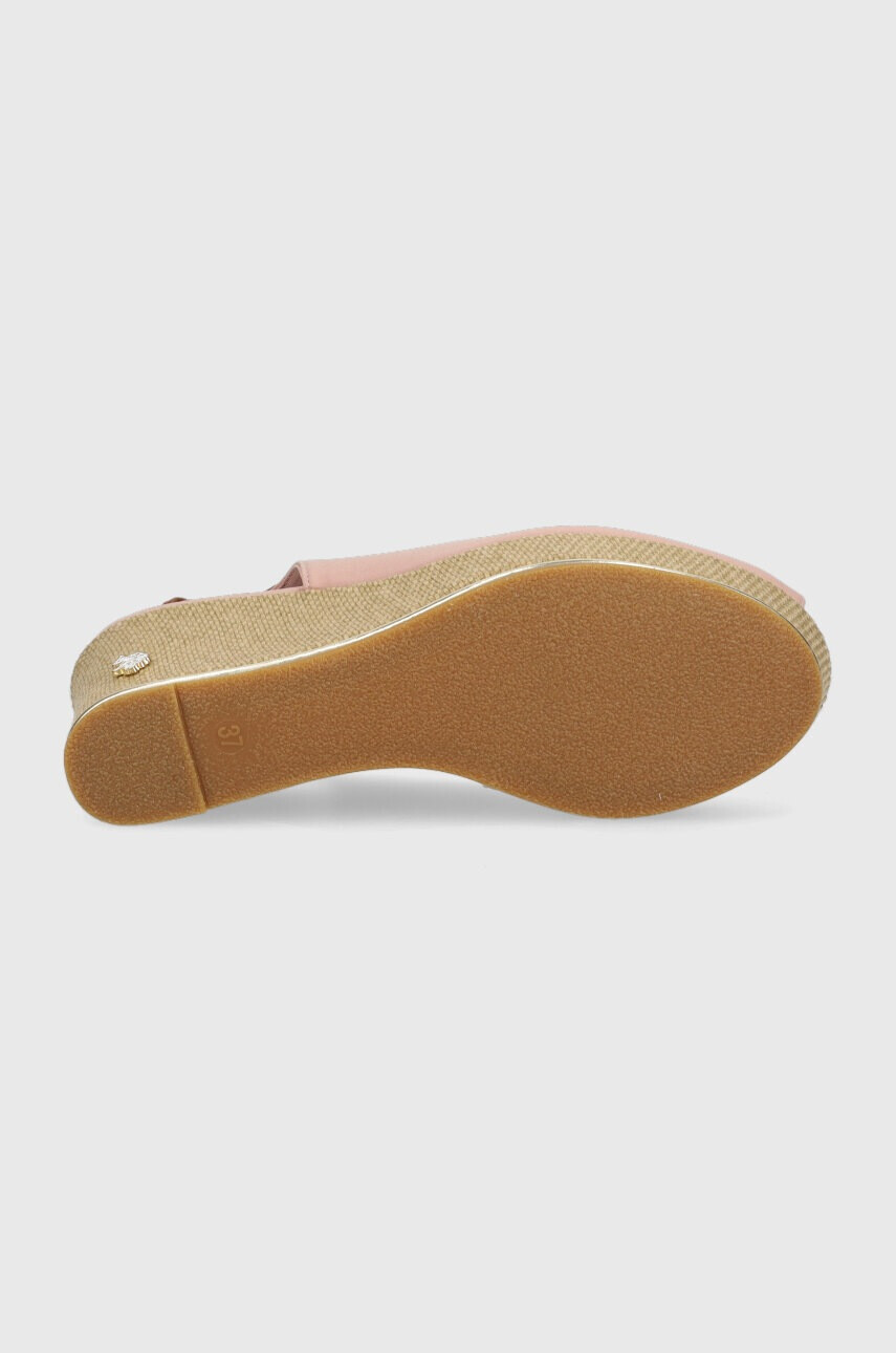 U.S. Polo Assn. Сандали Alyssa в розово със скосена платформа ALYSSA016D - Pepit.bg