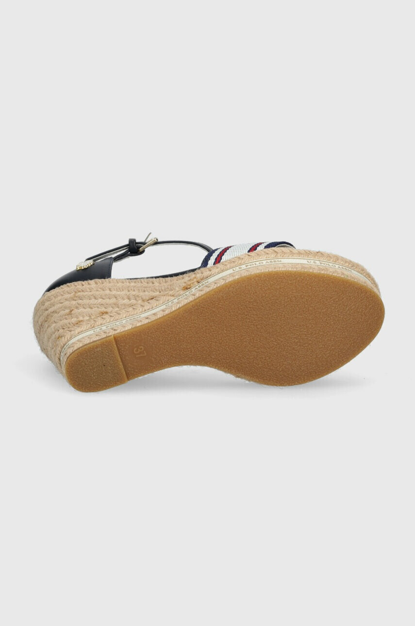 U.S. Polo Assn. Сандали AYLIN в тъмносиньо със скосена платформа - Pepit.bg